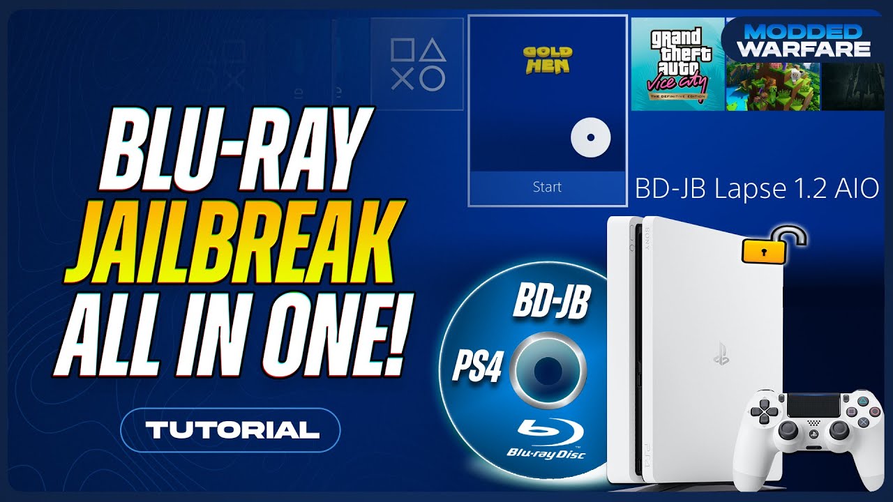 PS4 BD-JB Lapse 1.2 AIO GoldHEN Bluray Disc